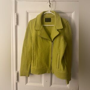 Tahari wool motorcycle jacket